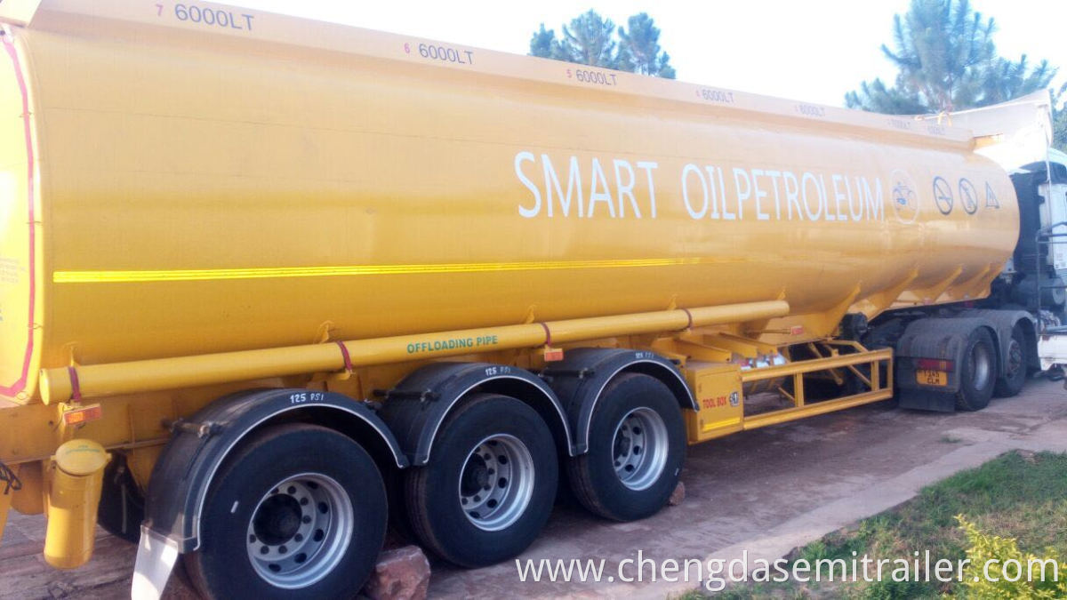 Fuel tank trailer for Tanzania customer